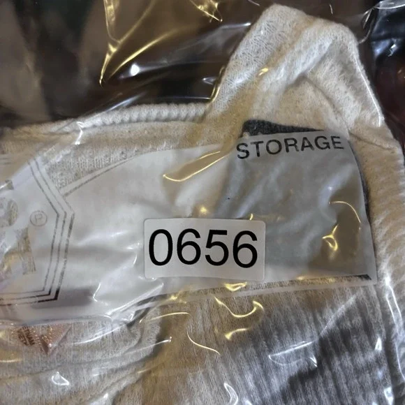 Free People womens size S Casual Clash Balloon Sleeve Waffle Knit Thermal Top - Picture 10 of 10